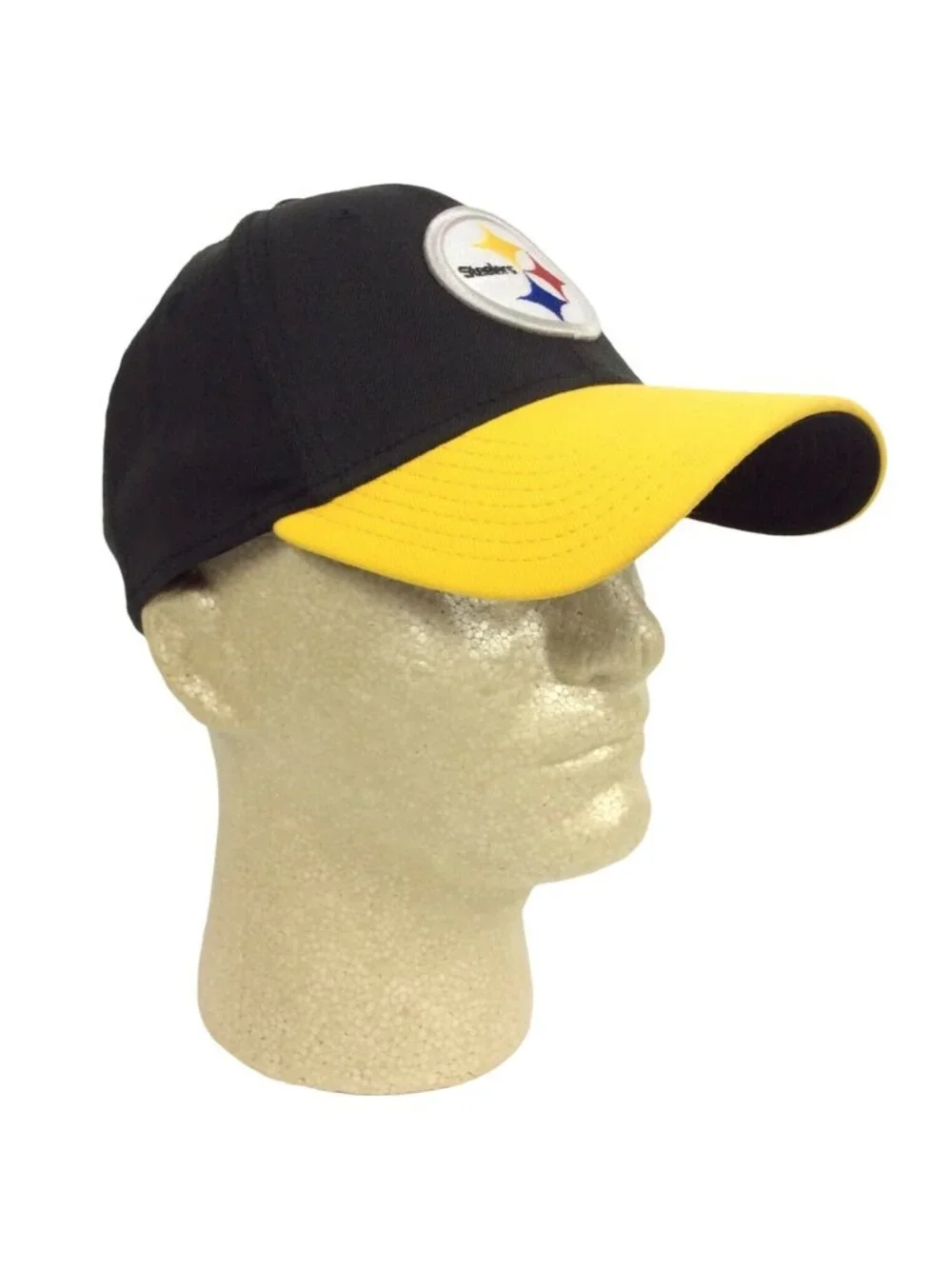 Pittsburgh Steelers New Era 39Thirty Fitted Hat Cap Size M/L Black & Yellow
